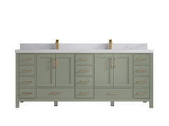 Malibu 84 in. W x 22 in. D Double Sink Bathroom Vanity - photo 17