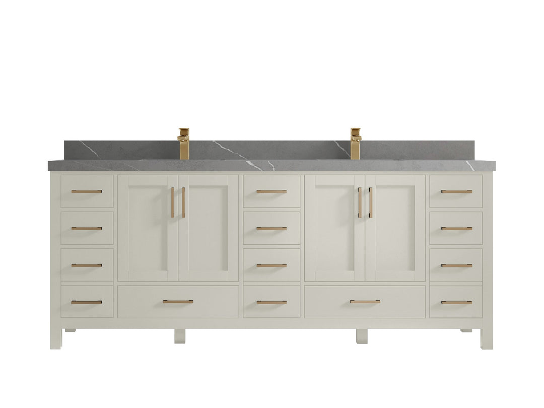 Malibu 84 in. W x 22 in. D Double Sink Bathroom Vanity - Willow Bath and Vanity