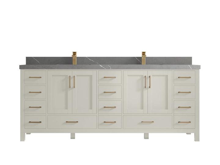 Malibu 84 in. W x 22 in. D Double Sink Bathroom Vanity - photo 33