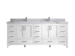 Malibu 84 in. W x 22 in. D Double Sink Bathroom Vanity - photo 15