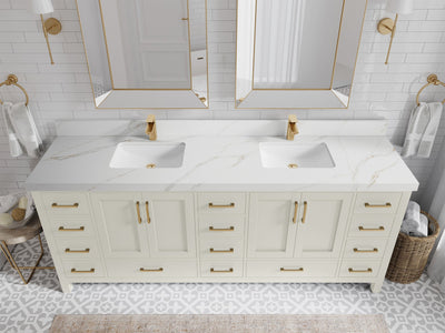 Malibu 84 in. W x 22 in. D Double Sink Bathroom Vanity - Willow Bath and Vanity