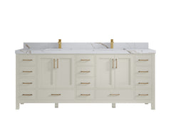 Malibu 84 in. W x 22 in. D Double Sink Bathroom Vanity - photo 15