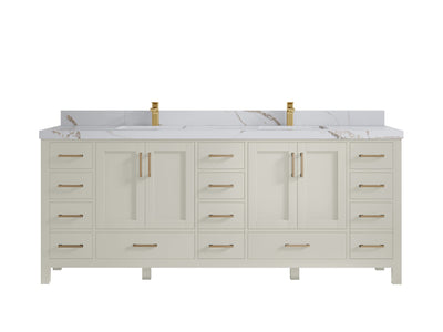 Malibu 84 in. W x 22 in. D Double Sink Bathroom Vanity - Willow Bath and Vanity