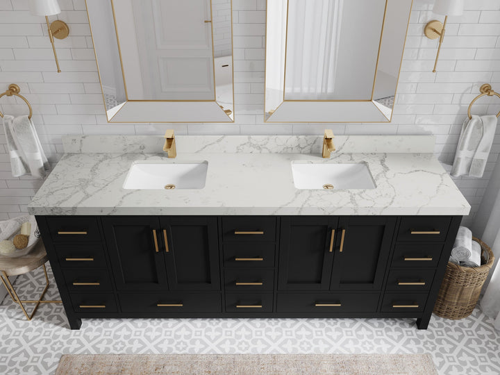 Malibu 84 in. W x 22 in. D Double Sink Bathroom Vanity - photo 42