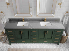 Malibu 84 in. W x 22 in. D Double Sink Bathroom Vanity - photo 34