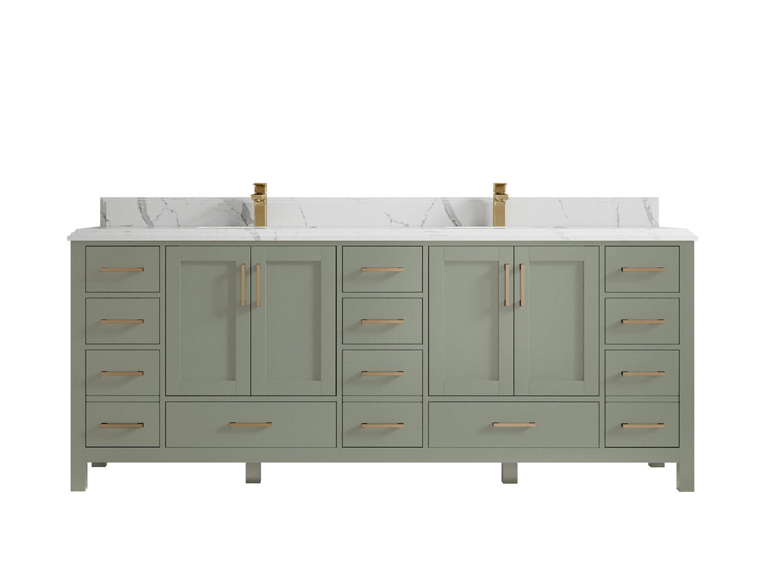 Malibu 84 in. W x 22 in. D Double Sink Bathroom Vanity - Willow Bath and Vanity