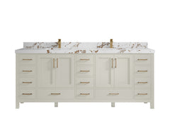 Malibu 84 in. W x 22 in. D Double Sink Bathroom Vanity - photo 37