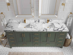 Malibu 84 in. W x 22 in. D Double Sink Bathroom Vanity - photo 40