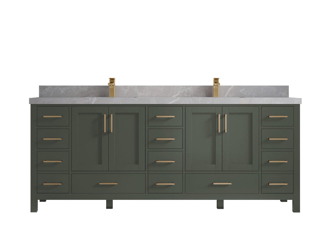 Malibu 84 in. W x 22 in. D Double Sink Bathroom Vanity - Willow Bath and Vanity