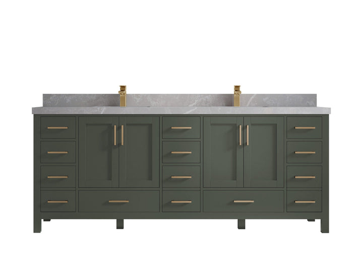 Malibu 84 in. W x 22 in. D Double Sink Bathroom Vanity - photo 33