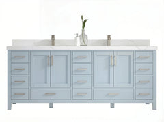 Malibu 84 in. W x 22 in. D Double Sink Bathroom Vanity - photo 1