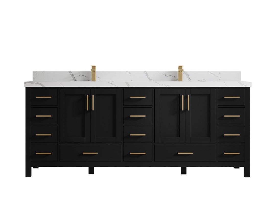 Malibu 84 in. W x 22 in. D Double Sink Bathroom Vanity - Willow Bath and Vanity