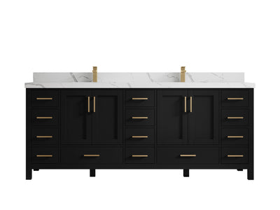 Malibu 84 in. W x 22 in. D Double Sink Bathroom Vanity - Willow Bath and Vanity