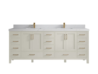 Malibu 84 in. W x 22 in. D Double Sink Bathroom Vanity - Willow Bath and Vanity