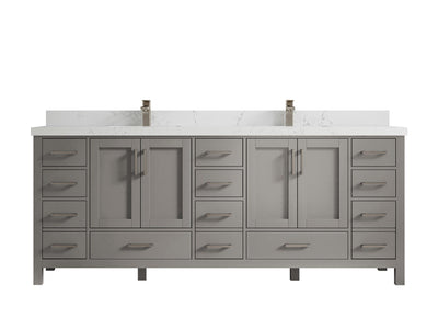 Malibu 84 in. W x 22 in. D Double Sink Bathroom Vanity - Willow Bath and Vanity
