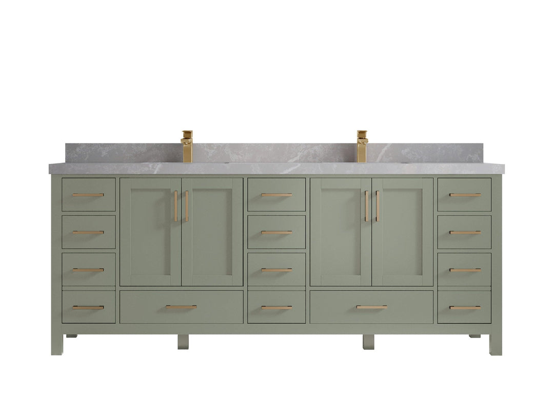 Malibu 84 in. W x 22 in. D Double Sink Bathroom Vanity - Willow Bath and Vanity