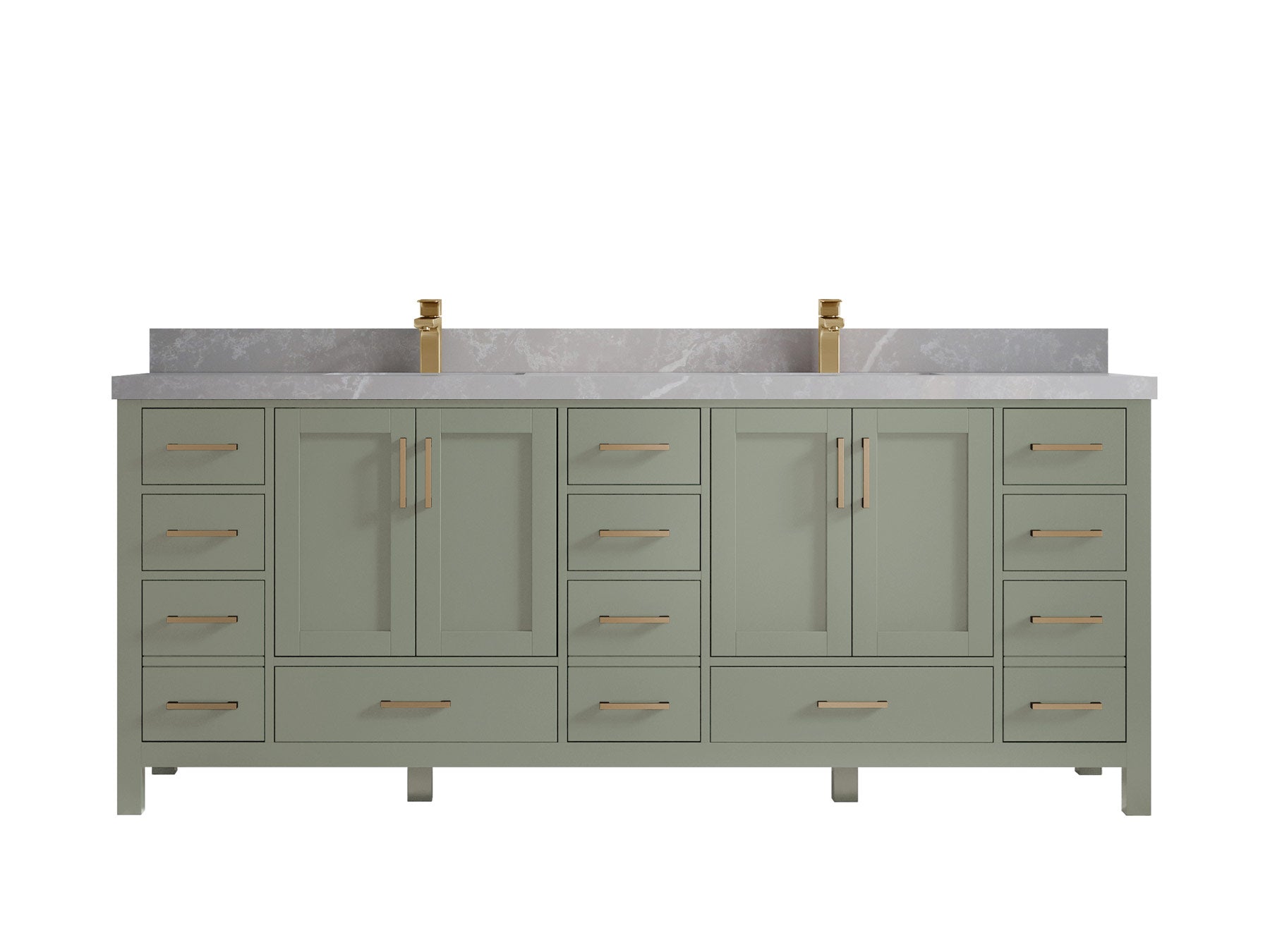 Malibu 84 in. W x 22 in. D Double Sink Bathroom Vanity - Willow Bath and Vanity