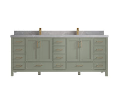 Malibu 84 in. W x 22 in. D Double Sink Bathroom Vanity - photo 33