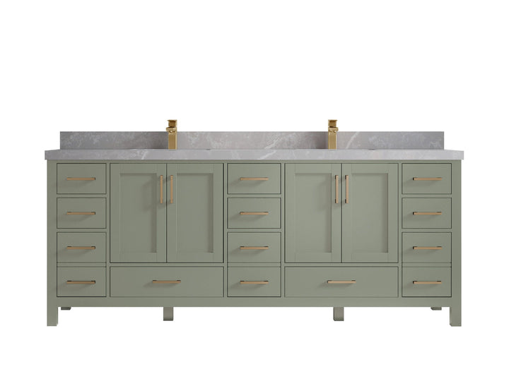 Malibu 84 in. W x 22 in. D Double Sink Bathroom Vanity - photo 33