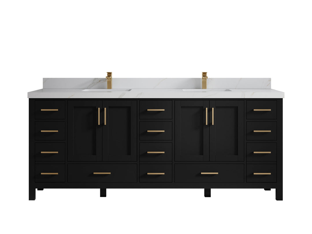 Malibu 84 in. W x 22 in. D Double Sink Bathroom Vanity - Willow Bath and Vanity
