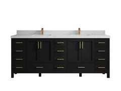 Malibu 84 in. W x 22 in. D Double Sink Bathroom Vanity - photo 23