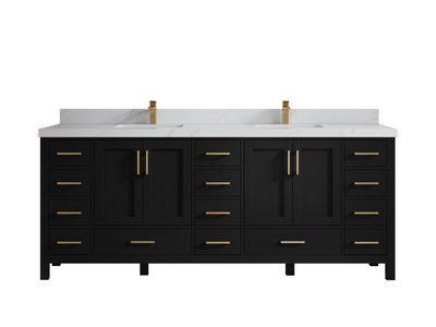 Malibu 84 in. W x 22 in. D Double Sink Bathroom Vanity - Willow Bath and Vanity