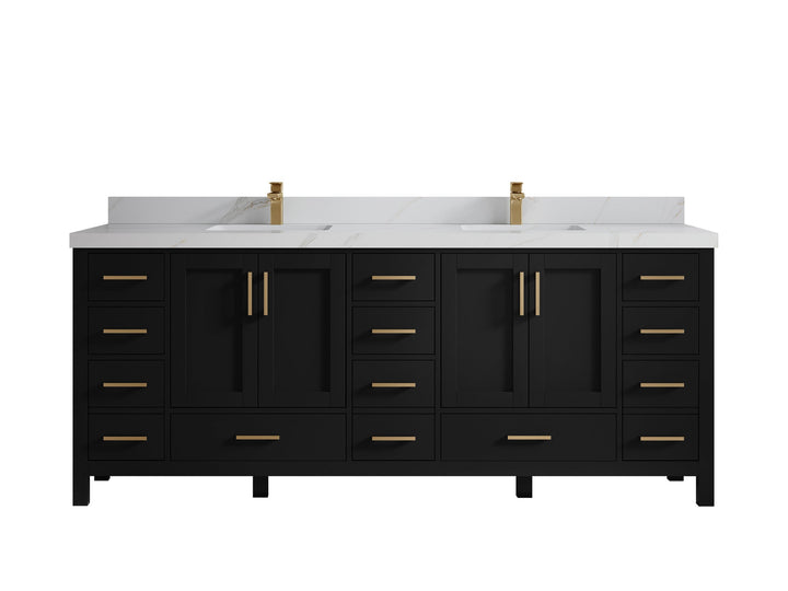 Malibu 84 in. W x 22 in. D Double Sink Bathroom Vanity - photo 23