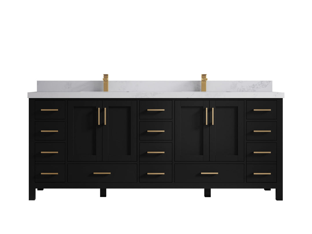 Malibu 84 in. W x 22 in. D Double Sink Bathroom Vanity - Willow Bath and Vanity