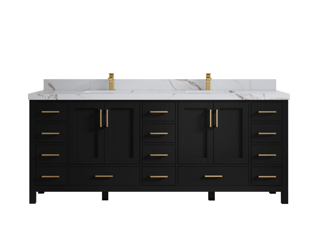 Malibu 84 in. W x 22 in. D Double Sink Bathroom Vanity - Willow Bath and Vanity