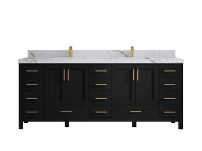 Malibu 84 in. W x 22 in. D Double Sink Bathroom Vanity - Willow Bath and Vanity