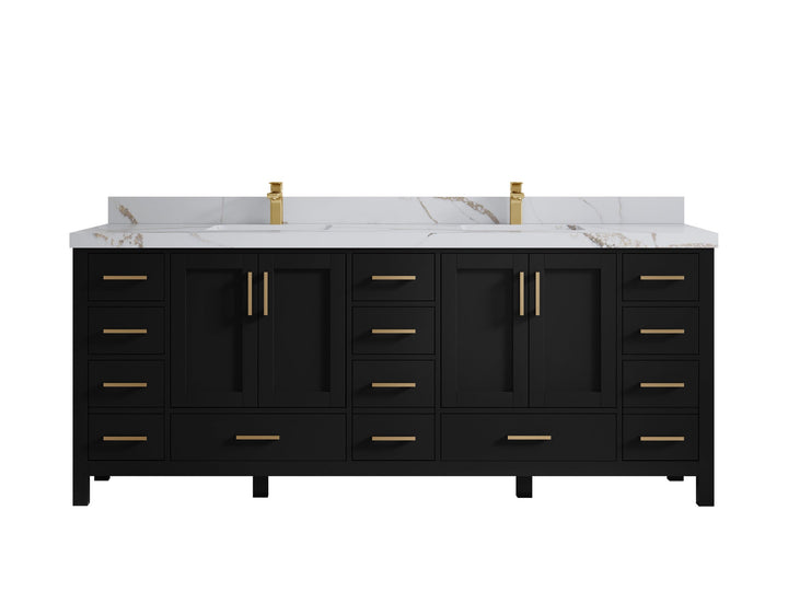 Malibu 84 in. W x 22 in. D Double Sink Bathroom Vanity - photo 17