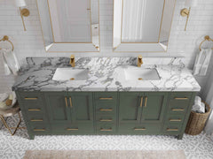 Malibu 84 in. W x 22 in. D Double Sink Bathroom Vanity - photo 20