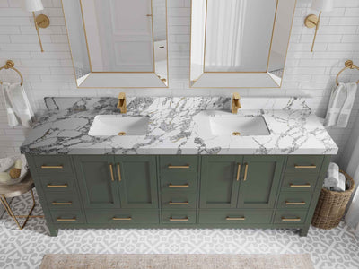 Malibu 84 in. W x 22 in. D Double Sink Bathroom Vanity - Willow Bath and Vanity