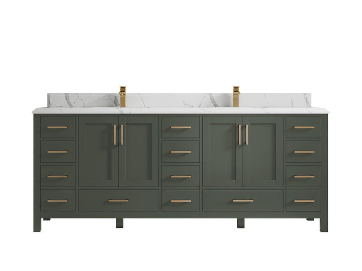 Malibu 84 in. W x 22 in. D Double Sink Bathroom Vanity - photo 25