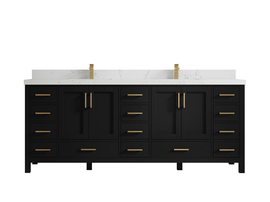 Malibu 84 in. W x 22 in. D Double Sink Bathroom Vanity - Willow Bath and Vanity