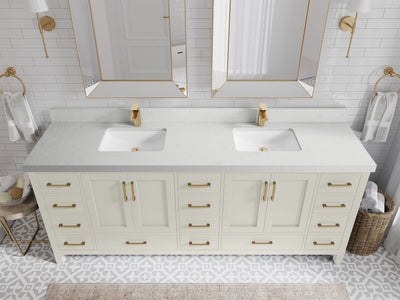 Malibu 84 in. W x 22 in. D Double Sink Bathroom Vanity - Willow Bath and Vanity