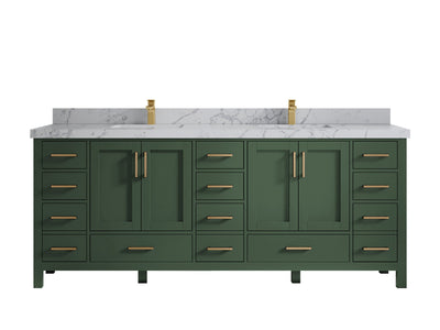 Malibu 84 in. W x 22 in. D Double Sink Bathroom Vanity - Willow Bath and Vanity