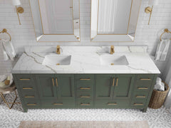 Malibu 84 in. W x 22 in. D Double Sink Bathroom Vanity - photo 24