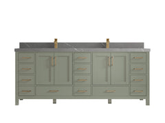Malibu 84 in. W x 22 in. D Double Sink Bathroom Vanity - photo 35