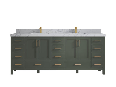 Malibu 84 in. W x 22 in. D Double Sink Bathroom Vanity - Willow Bath and Vanity