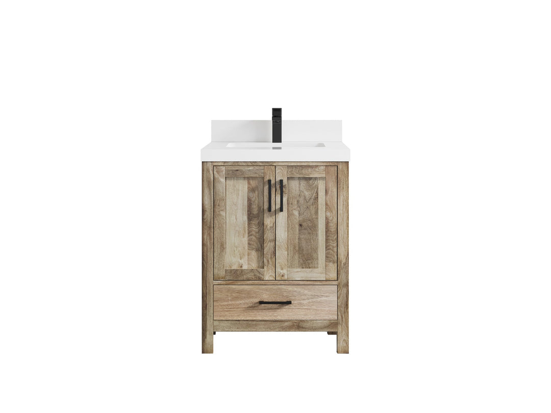 Malibu Mango Wood 24 in. W x 22 in. D Single Sink Bathroom Vanity - Willow Bath and Vanity