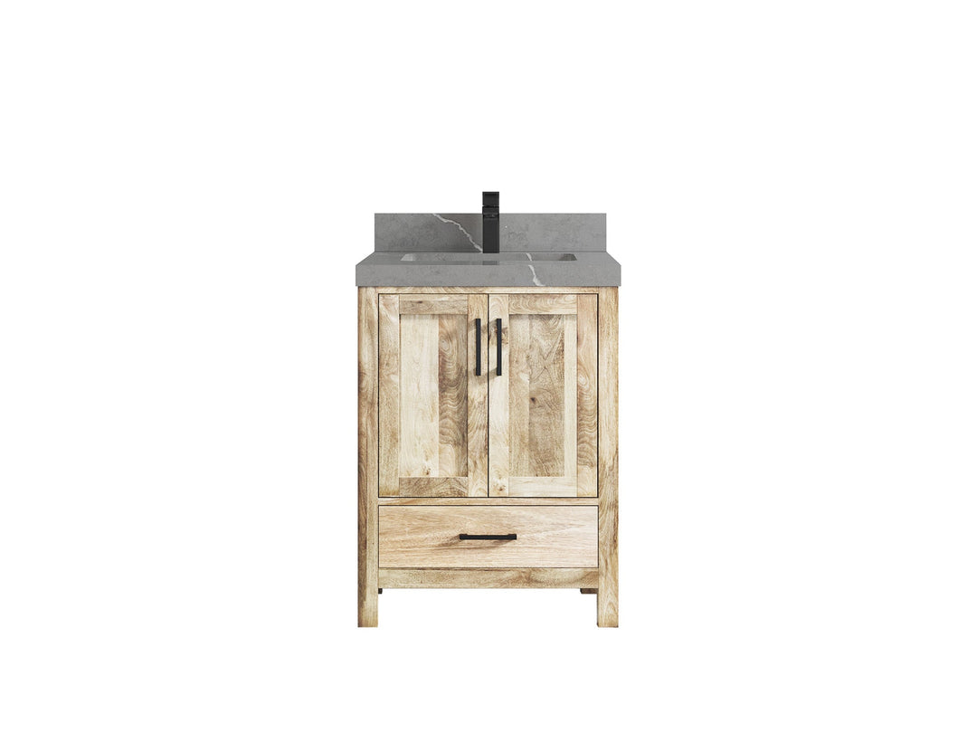 Malibu Mango Wood 24 in. W x 22 in. D Single Sink Bathroom Vanity - Willow Bath and Vanity