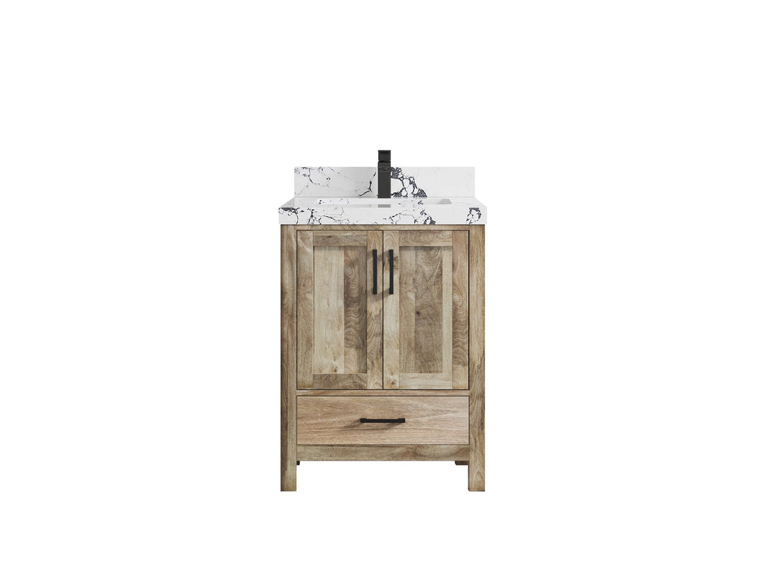 Malibu Mango Wood 24 in. W x 22 in. D Single Sink Bathroom Vanity - Willow Bath and Vanity