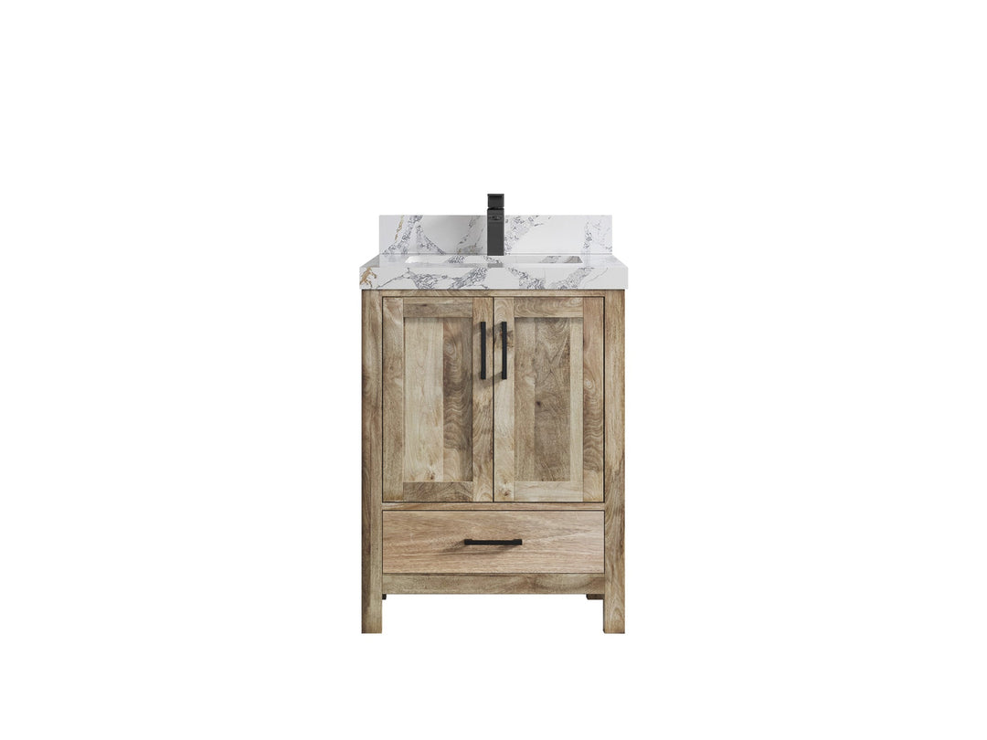 Malibu Mango Wood 24 in. W x 22 in. D Single Sink Bathroom Vanity - Willow Bath and Vanity