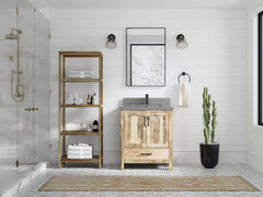 Malibu Mango Wood 30 in. W x 22 in. D Single Sink Bathroom Vanity - photo 42