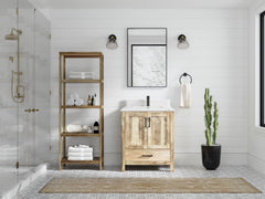Malibu Mango Wood 30 in. W x 22 in. D Single Sink Bathroom Vanity - photo 34