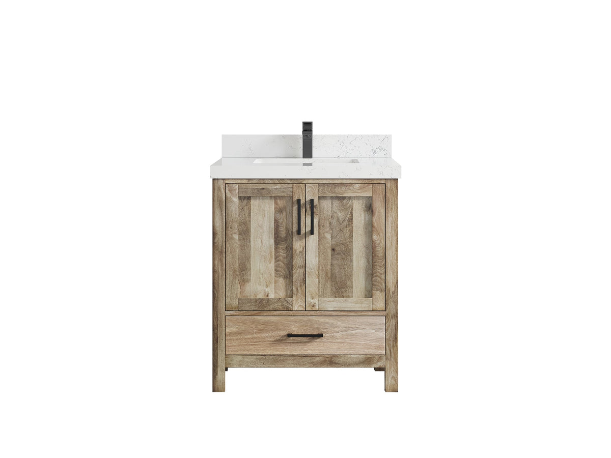 Malibu Mango Wood 30 in. W x 22 in. D Single Sink Bathroom Vanity - Willow Bath and Vanity