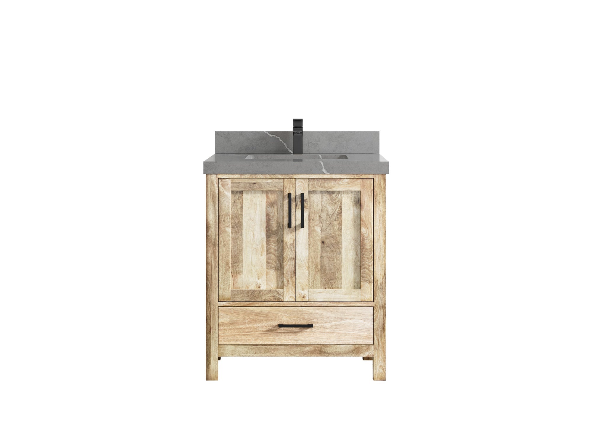 Malibu Mango Wood 30 in. W x 22 in. D Single Sink Bathroom Vanity - Willow Bath and Vanity