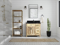 Malibu Mango Wood 36 in. W x 22 in. D Center Sink Bathroom Vanity - photo 17