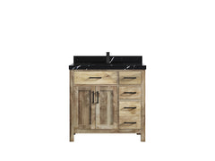 Malibu Mango Wood 36 in. W x 22 in. D Center Sink Bathroom Vanity - photo 18
